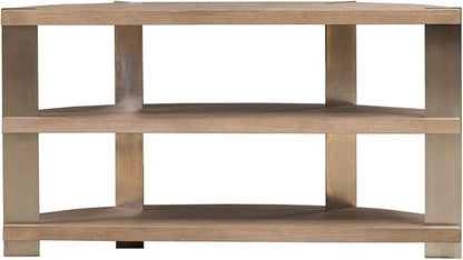 Liberty Furniture Harlow Living Room Sofa Table - Sandstone & Satin Nickel