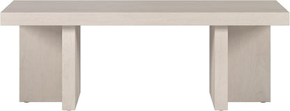 Henn&Hart Dimitra Coffee Table, 44" Wide, White
