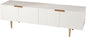 SEI Furniture Pilston Media Console, White