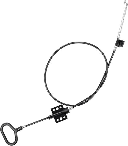yuntop Sofa Recliner Cables Sofa and Reclined Chair Replacement Part D Ring Couch Recliner Pull Handle with S Tip for Cable Total Length 36.5 Inch Exposed Length 5Inch (1 Pack Black)