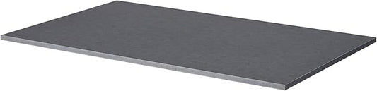 Kaboon Universal Tabletop 40"x18", Solid One-Piece Melamine Table Top, DIY, Home and Office Countertop, Fabric Blue