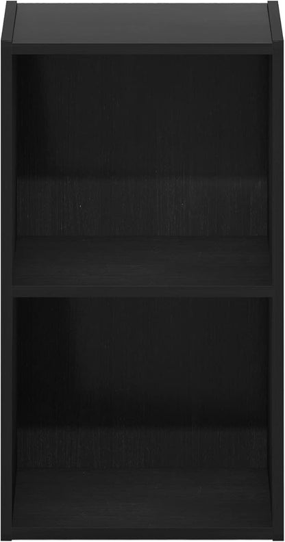 Furinno Luder Bookcase / Book / Storage, 2-Tier Cube, Blackwood