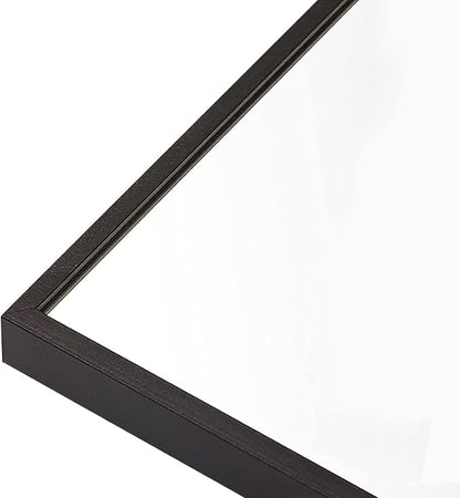 Koonmi Black Mirrors for Wall, 30x60 Inch Bathroom Mirror, Rectangular Wall Mirror for Living Room Bedroom Bathroom, Hangs Horizontally or Vertically