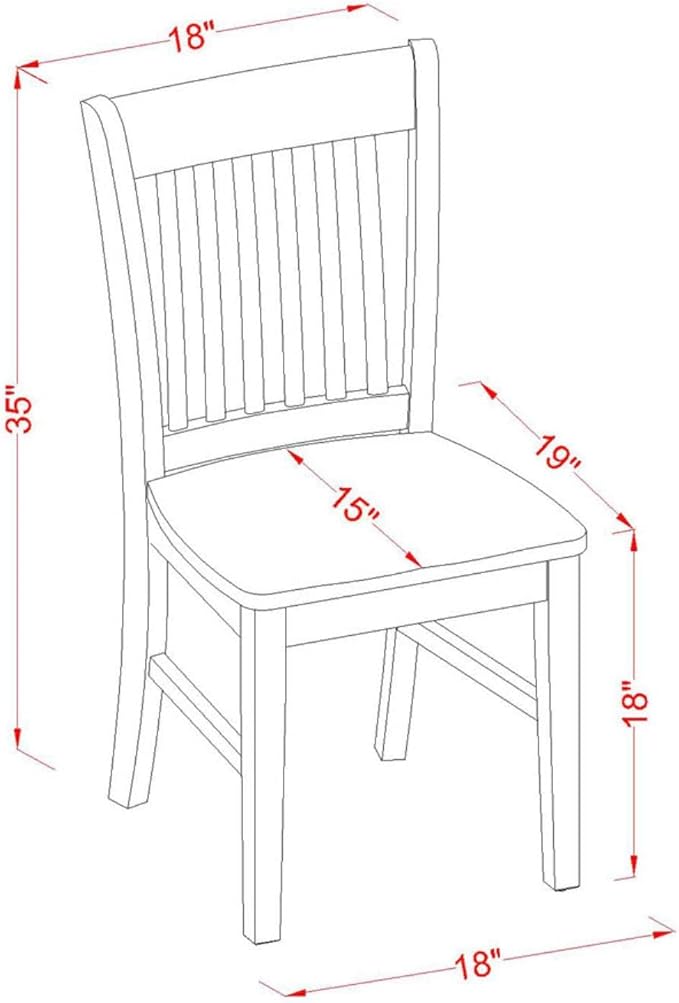 East West Furniture SHNO3-LWH-W 3 Piece Modern Dining Table Set Contains a Round Kitchen Table with Pedestal and 2 Dining Room Chairs, 42x42 Inch, Linen White