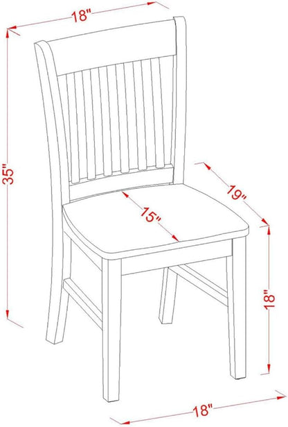 East West Furniture SHNO3-LWH-W 3 Piece Modern Dining Table Set Contains a Round Kitchen Table with Pedestal and 2 Dining Room Chairs, 42x42 Inch, Linen White