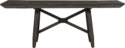 LIBERTY FURNITURE INDUSTRIES, INC. Double Bridge Trestle Table Set