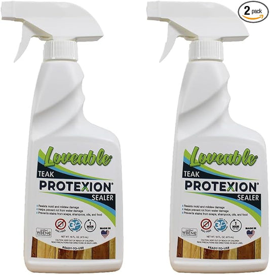 EcoDecors Loveable 16oz Teak Protexion Sealer Spray - 2 Pack