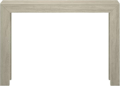 Plank+Beam Modern Solid Wood Console Table, 46.25 Inch, Sofa Table, Narrow Entryway Table for Hallway, Behind The Couch, Living Room, Foyer, Easy Assembly, Seashell