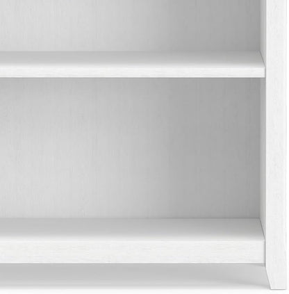 SIMPLIHOME Amherst Bookcase - 70 inch Tall 5-Shelf Solid Wood Bookshelf in White, Transitional Storage for Living Room, Study Room or Office with Adjustable Shelves and Tapered Legs
