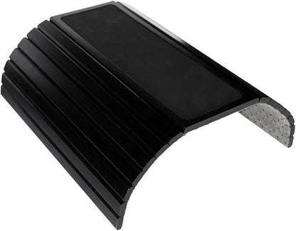 GEHE Sofa Arm Tray Table for Couch Flexible/Foldable Sofa Tray Couch arm Table Perfect for Drinks Snacks Remote Control or Phone Great arm Tray for Couch armrest (Black)