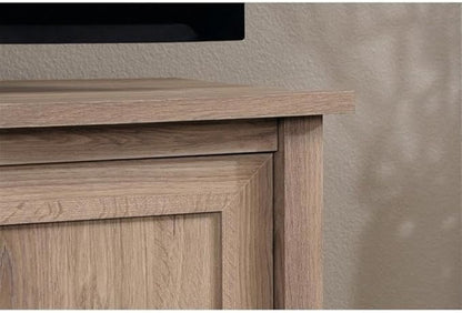 Sauder County Line Panel TV Stand, For TVs up to 47", Salt Oak finish