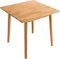 DELAVIN 29.5" Solid Wood Dining Table, Modern Small Dining Table, Square Farmhouse Kitchen Table, Cafe Table for Living Room Dining Room, Easy Assembly, Cherry