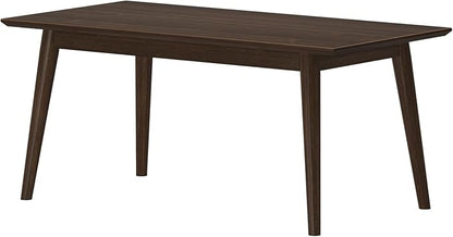 Plank+Beam 40 Inch Mid Century Modern Coffee Table, Wood Coffee Tables for Living Room, Rectangular Center Table, Occasional Table for Small Spaces, Wlanut