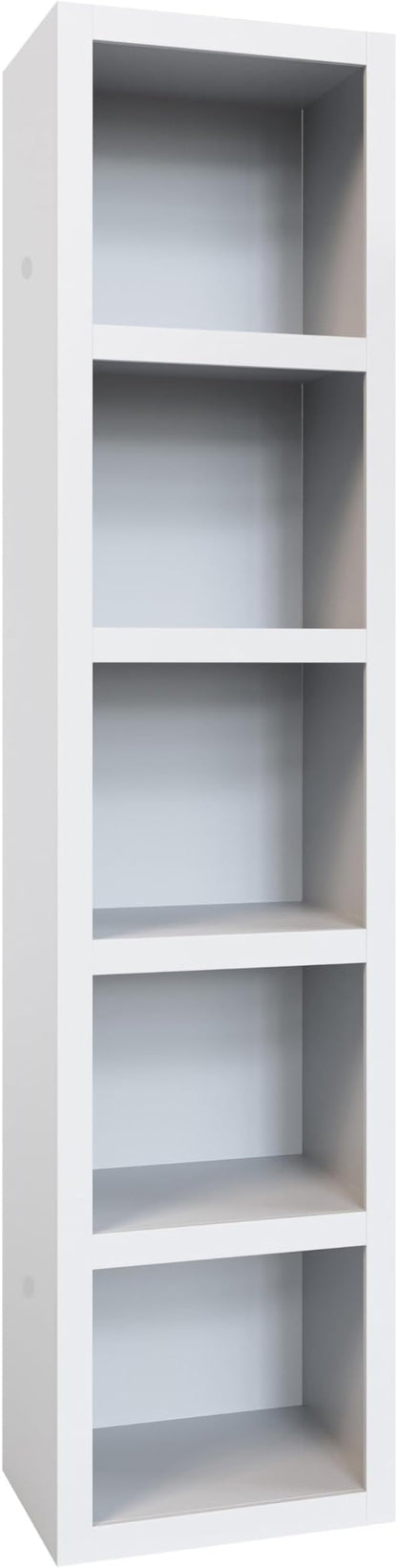 Oakland Living White 85-in Tall Wooden Bookcase Shelf