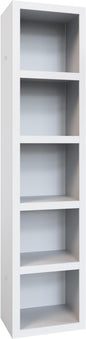 Oakland Living White 85-in Tall Wooden Bookcase Shelf