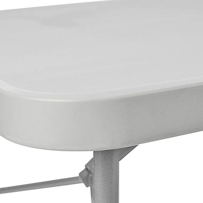 Office Star Resin Multipurpose Rectangle Folding Table for Indoor or Outdoor Use, 4 Feet x 2 Feet