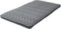 EMOOR Japanese Wool-Blend Padded Futon Mattress GOMA Full Dark Gray, Gusset Foldable Sotrable Elastic Bands Floor Sleeping Guest Bed Tatami Mat