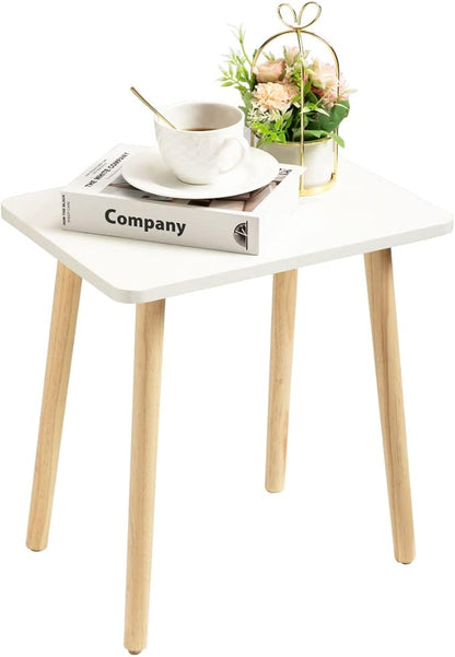 FORAOFUR Side Table, Small End Table Accent Table Living Room Bedroom Balcony Office, Modern Side Table Bedside Table Home Decor, Small Table for Small Spaces, Small Coffee Table, Easy Assembly