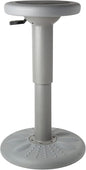ActiveChairs Adjustable Wobble Stool, Flexible Classroom Seating, Improves Focus, Posture & Helps ADHD/ADD, Sensory Chair, Active Desk Chairs, Adjusts from 16.65" to 23.75", Ages 13-18, Grey