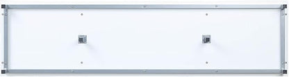 Manhattan Comfort Brighton 60" TV 7 Shelves, Tempered Glass Dividers and Media Wire Management, Modern Free-Standing Entertainment Center for Living Room, Fits up to 56" Television, OneSize, White