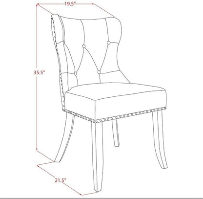 East West Furniture LGSI9-LWH-15 9 Piece Kitchen Table Set Includes a Rectangle Dining Table with Butterfly Leaf and 8 Baby Blue Linen Fabric Parsons Dining Chairs, 42x84 Inch, Linen White