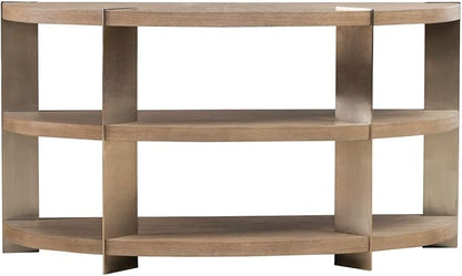 Liberty Furniture Harlow Living Room Sofa Table - Sandstone & Satin Nickel