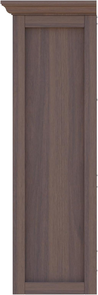 Cube Shelf Bookcase with Base - Wooden 3 Tiers Floor Standing Low Storage Cabinet for Home and Office, 12-Cube Lattice Bookshelf, Walnut