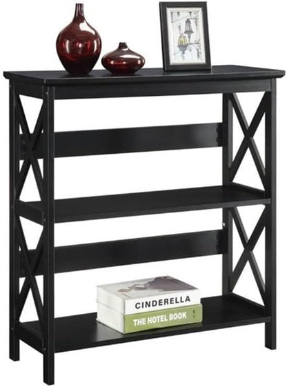 Convenience Concepts Oxford 3 Tier Bookcase, Black