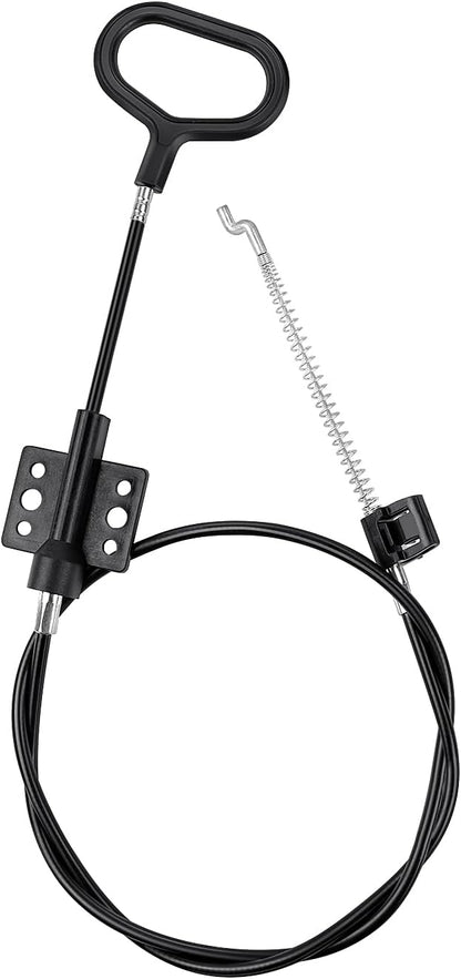 yuntop Sofa Recliner Cables Sofa and Reclined Chair Replacement Part D Ring Couch Recliner Pull Handle with S Tip for Cable Total Length 36.5 Inch Exposed Length 5Inch (1 Pack Black)