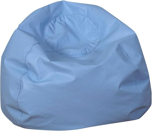 Children's Factory 35" Kids Bean Bag Chairs, Flexible Seating Classroom Furniture, Beanbag Ideal for Boy/Girl Toddler Daycare or Playroom, Sky Blue