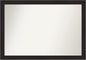 Amanti Art Brown Bathroom Mirror for Over Sink, 30x42 Furniture Espresso Rectangle Vanity Mirror, Large Casual Frame, Hangs Horizonally and Vertically, Bathroom Wall Decor, Non-Beveled Edge