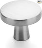 Ravinte 50 Pack Drawer Pulls 1-1/4 Inch Kitchen Cabinet Knobs Brushed Nickel Round Dresser Drawer Knobs Solid Dresser Knobs Drawer Knobs Simple Cabinet Hardware for Cupboard Drawer Pulls