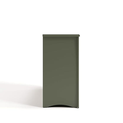 Storkcraft Crescent 6 Drawer Double Dresser (Olive) – GREENGUARD Gold Certified, Nursery Dresser for Kids Bedroom