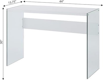 Convenience Concepts SoHo Console Table/Desk, White