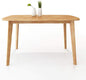 WoodShine Mid Century Modern Real Solid Wood Dining Table, Working Desk,47 Inch,Natural…