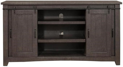 Martin Svensson Home Sierra 65" Solid Wood TV Stand, Grey