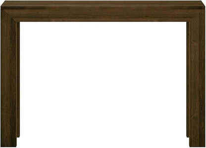 Plank+Beam Modern Solid Wood Console Table, 46.25 Inch, Sofa Table, Narrow Entryway Table for Hallway, Behind The Couch, Living Room, Foyer, Easy Assembly, Walnut