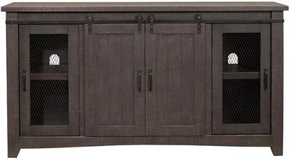 Martin Svensson Home Sierra 65" Solid Wood TV Stand, Grey