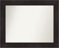 Amanti Art Silver Bathroom Mirror for Over Sink, 24x30 Florence Silver Rectangle Vanity Mirror, Large Casual Frame, Hangs Horizonally and Vertically, Bathroom Wall Decor, Non-Beveled Edge from WI, USA