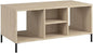Bush Furniture Essence Coffee Table with Shelf | Shelves, Storage, Multifunctional Organization for Living Room, Bedroom, or Entryway
