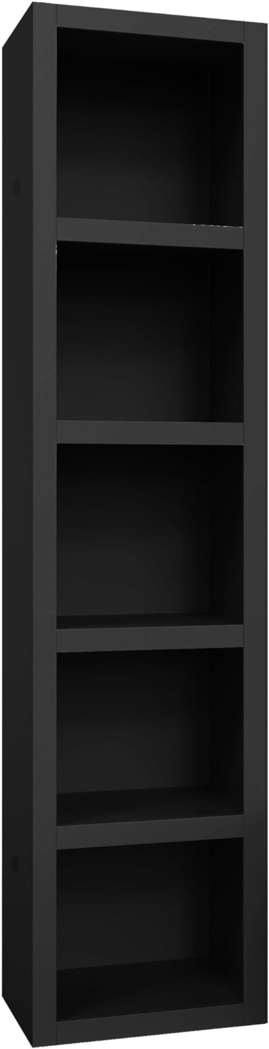 Oakland Living Black 84-in Tall Wooden Bookcase Shelf