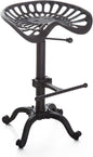 Industrial Tractor Seat Bar Stools Swivel Metal Seat Rustic Kitchen Dining Chairs Height Adjustable 20-27inch