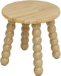 Masupu Solid Wooden Step Stool for Adults Kids, 11 inch Small Foot Stool, Non-Slip One Step Stool, Sturdy Foot Stool for Bathroom, Bedroom, Kichen, Plant Stand(Natural)