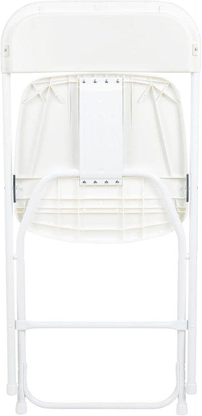 Flash Furniture Hercules Series Plastic Folding Chair - White - 20 Pack 650LB Weight Capacity Comfortable Event Chair-Lightweight Folding Chair