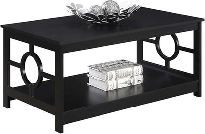 Convenience Concepts Ring Coffee Table, Black