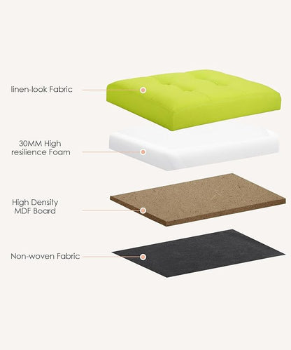Ottoman Storage Ottoman Foot Rest Stool Foldable Bench with Storage Student Dormitory Bedroom and Entryway 17 X 13 X 13