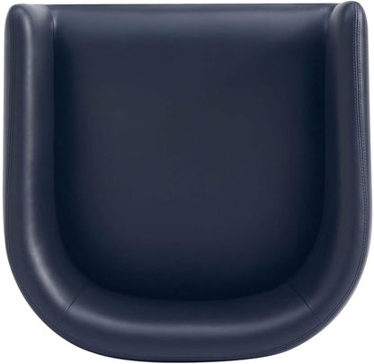 Manhattan Comfort Louvre 26 Inch Mid Century Modern Counter Height Bar Stools - Elegant Faux Leather Padded Seat, Stainless Steel Base with Footrest, Fully Assembled Barstools, Set of 2, Black & Gold