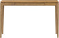 NTC Mingle Console 47 Inch Modern Design, Rectangular Dinner Table for Dining Room, Living Room Furniture, Effortless Assembly - Teak Look