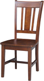 International Concepts San Remo Splat Back Chair, Espresso