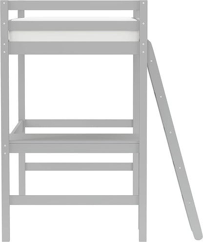 Hillsdale Furniture Caspian Twin Loft Bed, Gray